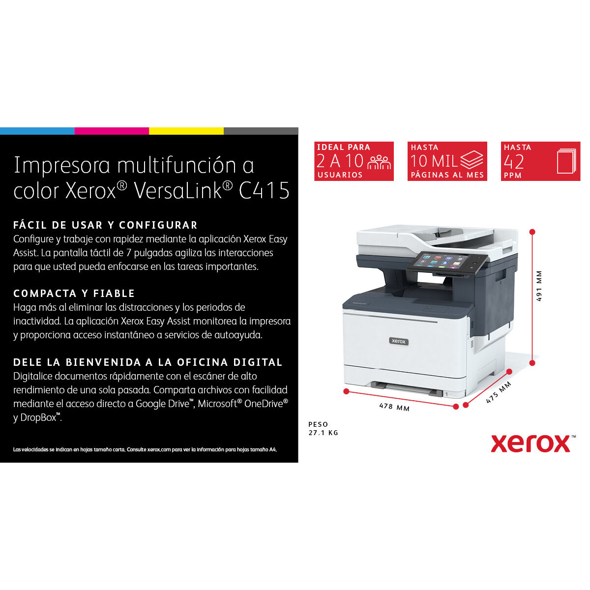 Stampante Laser Xerox C415V_DN